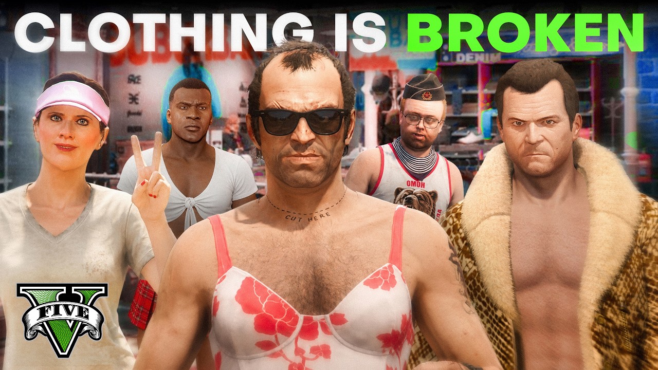 GTA 5's Clothing IS BROKEN! - Let Me Ruin It For You (Facts and Glitches)