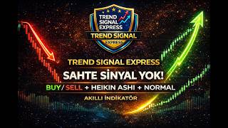 Sahte Sinyal Yok Buy Sell Heikin Ashi Normal Mum Alarmı Tradingview Akıllı İndikatör