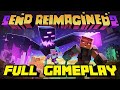 Minecraft end reimagined full gameplay walktrough  minecraft marketplace mod pc ps4 mobile