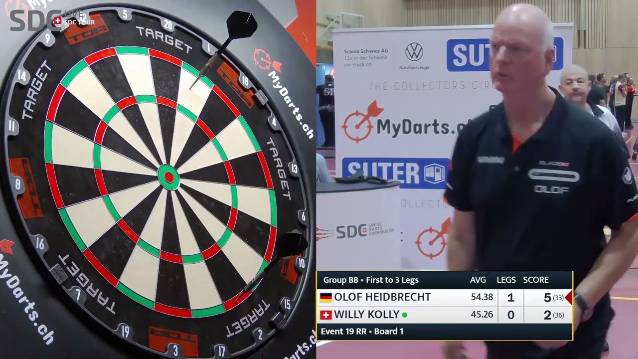 Olof Heidbrecht vs Willy Kolly Highlights / SDC Tour 19 Group BB 2025