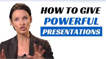 How to improve your presentation skills