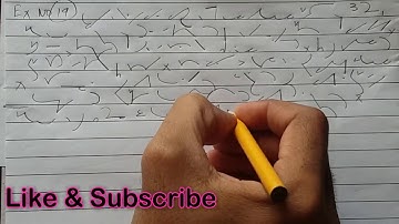 Pitman Shorthand Exercise 19,  New Era Complete Course, All Exercises 1 to 140, For Beginners /BASIC