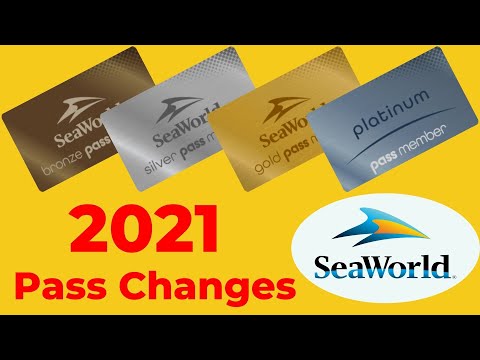 2021 Changes to SeaWorld Passes