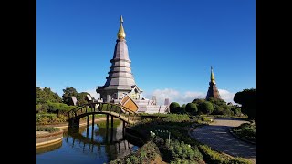 Thailand's Doi Inthanon garden, temples and surrounds in a slideshow