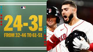The Red Sox are RED HOT 🔥 Best moments from their 24-3 RUN! | MLB Highlights