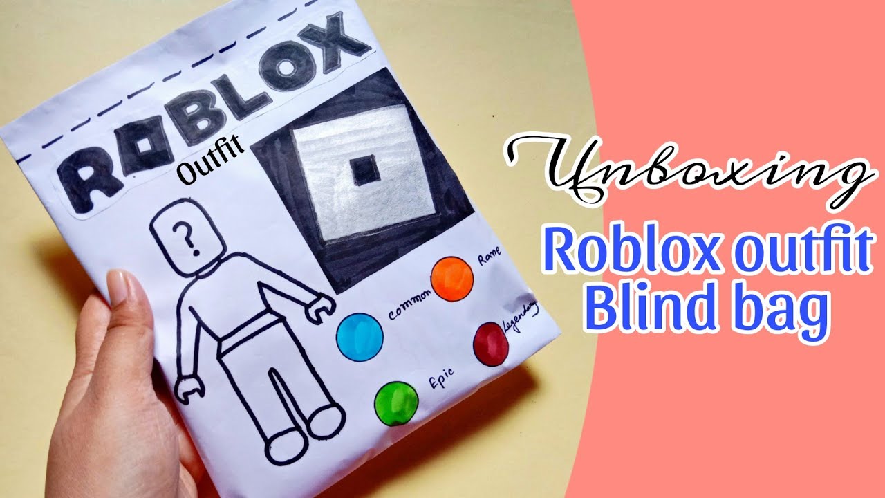 🥰paper diy🥰/Blind bag paper/Roblox outfit/ASMR opening blind bag 