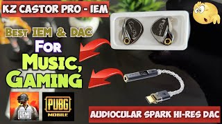 KZ Castor Pro IEM Unboxing &amp; Gaming Test ⚡ Best Budget IEM 2026 🔥