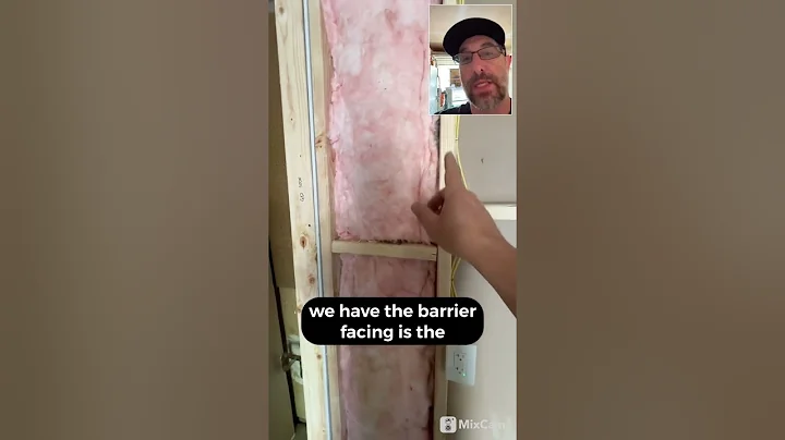 Which way does Faced Batt Insulation go?