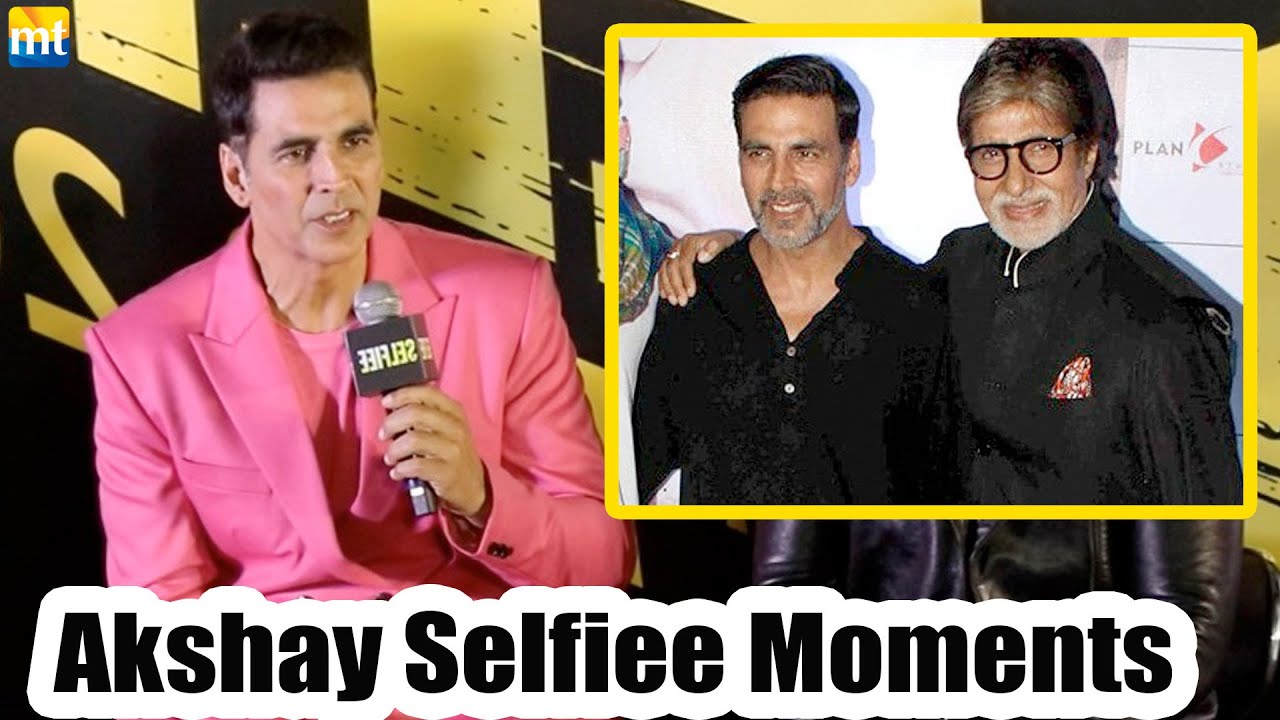 Akshay Kumar tells his SELFIE moment with Amitabh Bachchan | Selfiee Trailer Launch