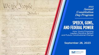 The 2023 Annual Constitution Day Program