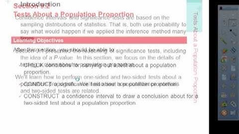 9.2.1 Significance Testing With One Sample Proportions (Part 1)
