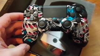 Unboxing PS4 Aim Controller Custom Lucky Seven shell with Smart Triggers " Scuf Controller Style ".