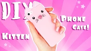 ☆ DIY Kitten PHONE CASE!! ☆ - Cute and Easy Crafting!  | aCupofCakeTv screenshot 1