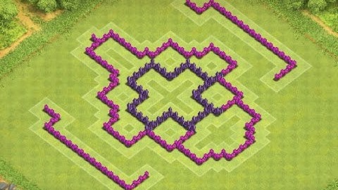 Clash Of Clans - Town Hall 7 Dark Elixir Farming Base + Speed Build & Defense clip (The Tank)