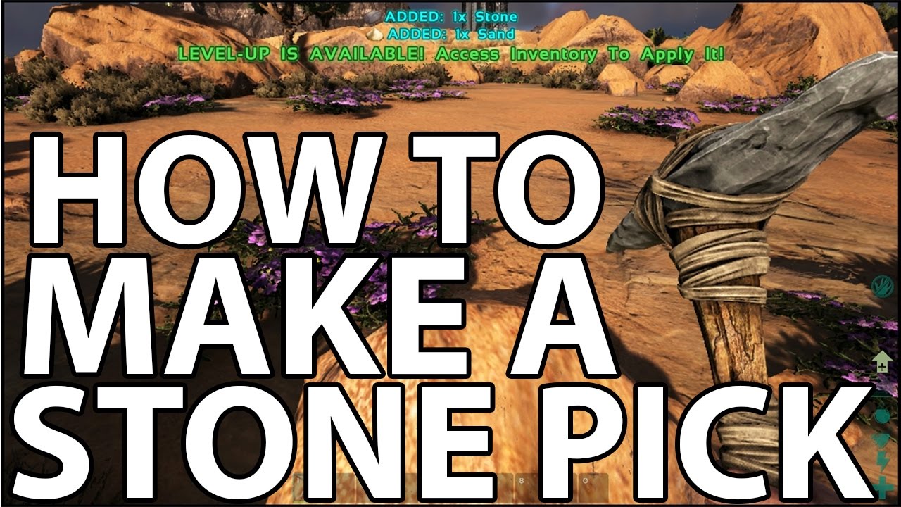 ark survival evolved คราฟของ  Update  ARK: Survival Evolved - HOW TO MAKE A PICKAXE