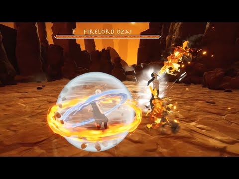 Avatar: The Last Airbender (PS5) - Avatar Aang vs FireLord Ozai Final Fight Gameplay