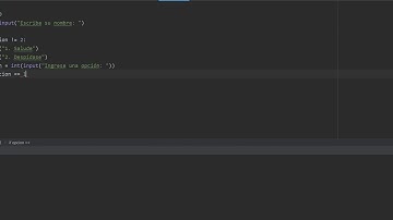 Ejemplo de ciclos en python -  Ejemplo de menú de opciones
