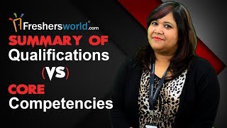 Summary of Qualifications vs. Core Competencies - Resume Building tips, Interview tricks screenshot 5