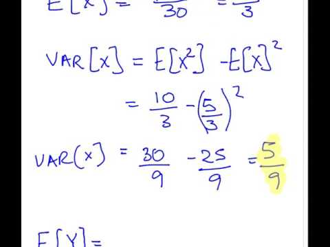 Joint Probability Distribution - Worked Example Part A - YouTube
