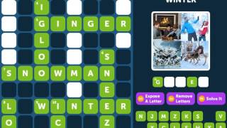 Crossword Quiz WINTER Level 1 - Walkthrough