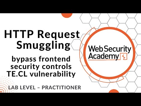 Lab: Exploiting HTTP request smuggling to bypass front-end security controls, TE.CL vulnerability