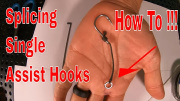 Assist Hooks | How To Splice a  Single Slow Pitch Jigging Assist Hook | JohnnyJigs