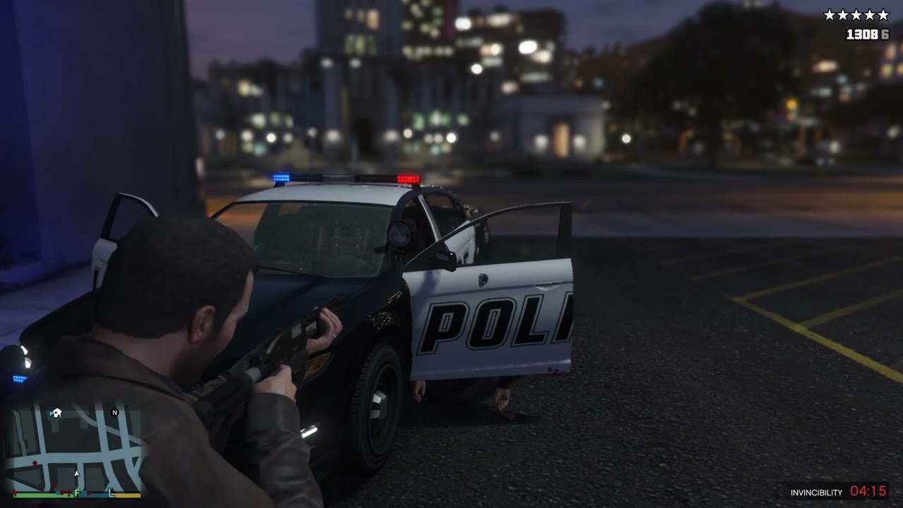 GTA 5 | 5 STAR WANTED LEVEL | I TRIED CHEAT CODE FOR THE 1ST TIME |