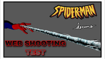 Spider-Man Web Shooting Test: Dreams PS4