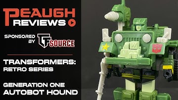 Video Review: Transformers Retro Series - G1 Autobot HOUND