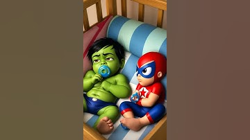 Lil Hulk & Spidey learn sharing is caring #shorts #spiderman #hulk
