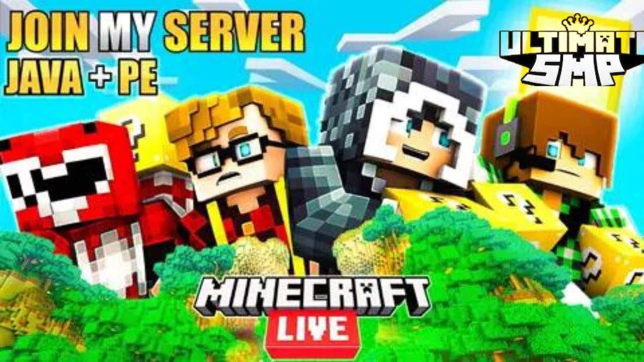 MINECRAFT 24/7 PUBLIC SMP LIVE || Java & Bedrock Survival Server | @not ...