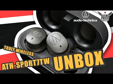 UNBOX Audio-Technica ATH-SPORT7TW Truly Wireless Bluetooth5.0 IPX5 By Soundproofbros