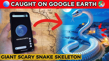 Angstaanjagend skelet van gigantische slang gevonden aan de Franse kust | Google Maps Discovery