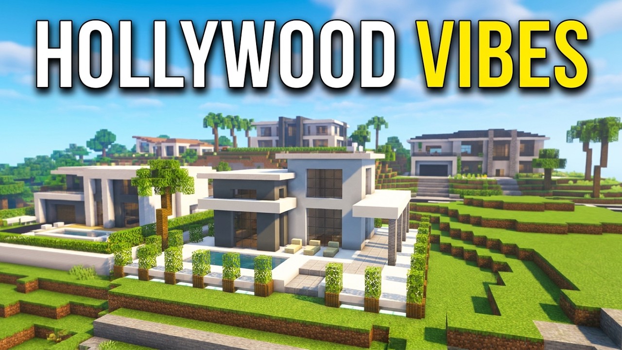 How to Build a Modern Minimalist House in Minecraft - YouTube
