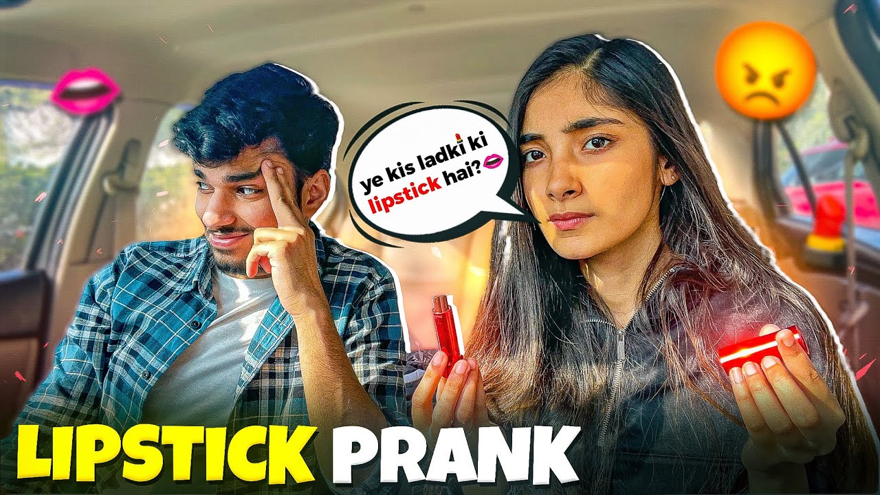 Lipstick 💋 Prank On *Prisha Gone Extremely Wrong😱 | She Slapped Me😢