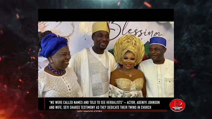 “We were called names and told to see herbalists” – Actor, Adeniyi Johnson and wife, Seyi Edun