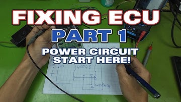 Part 1👉ECU Power Circuit Explained: Learn Analysis, Testing & Repair Tips #ecurepair