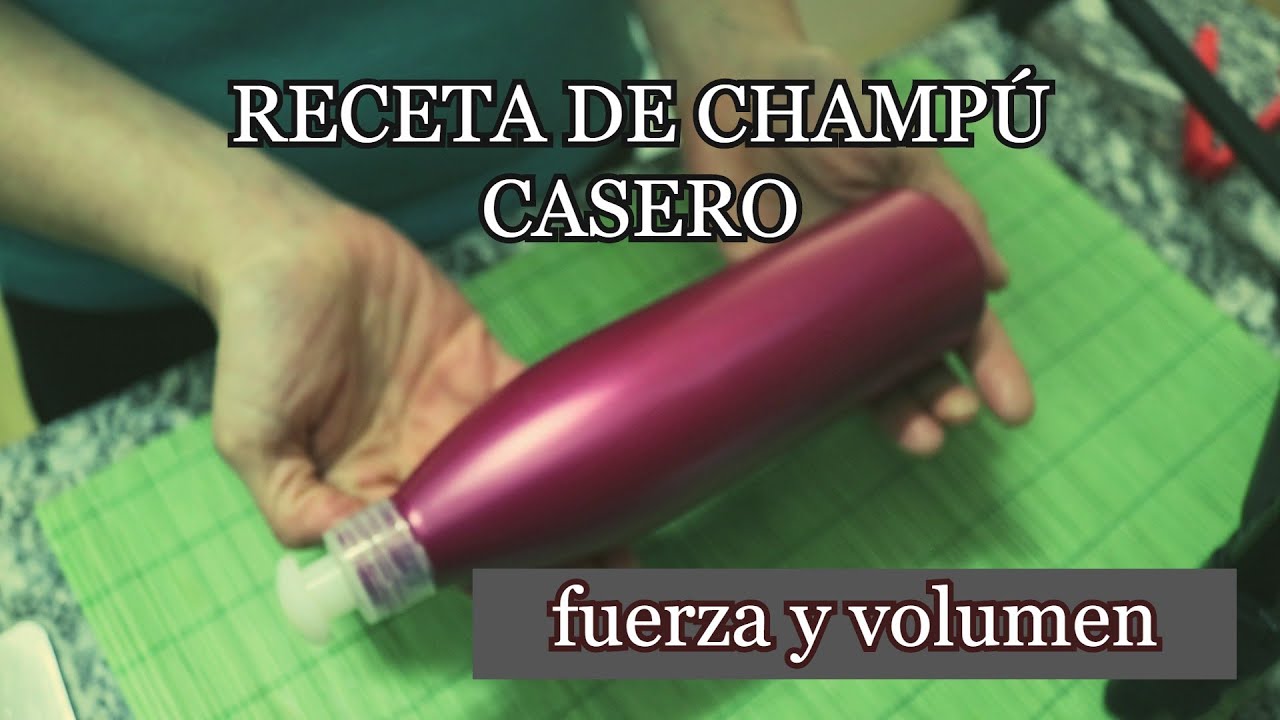 Cómo hacer un CHAMPÚ  EFECTO VOLUMEN en casa (Cosmética natural y casera) VOLUME EFFECT SHAMPOO ☘️