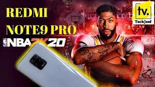XIAOMI REDMI NOTE 9 PRO GAME TEST NBA 2K20 | 5020mAh battery screenshot 4
