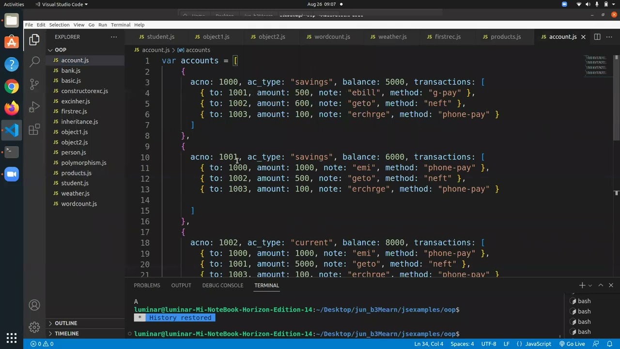 MEARN B3 JUN 26 8 22 object And Array Shifna YouTube Mearn b3 jun 26 8 22 object and array shifna youtube