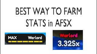 Best Way to Farm STATS in Anime Fighting Simulator X
