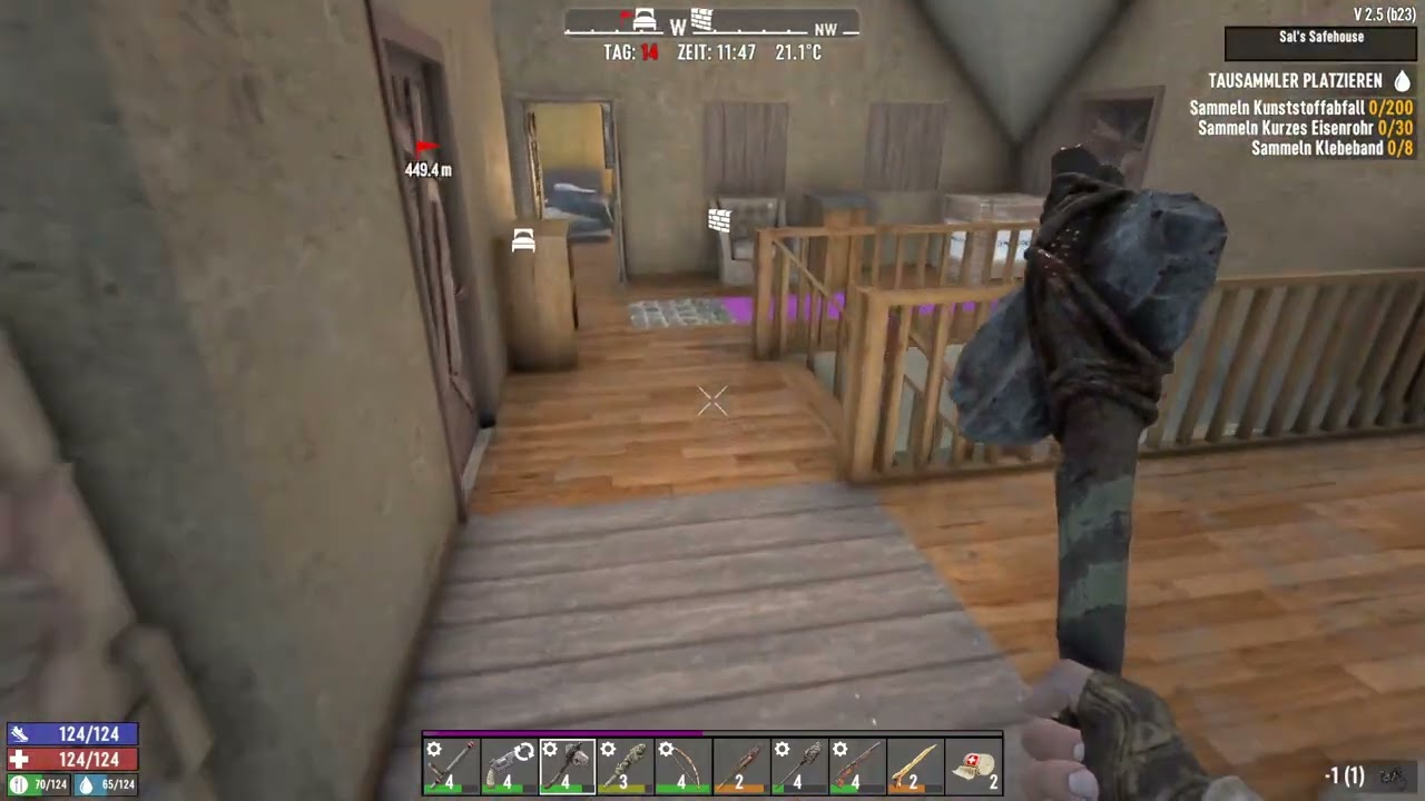 7 Days to Die #2 Blutmond mit Djangos Deutsch German Let's Play coop ko-op Newcomer PC