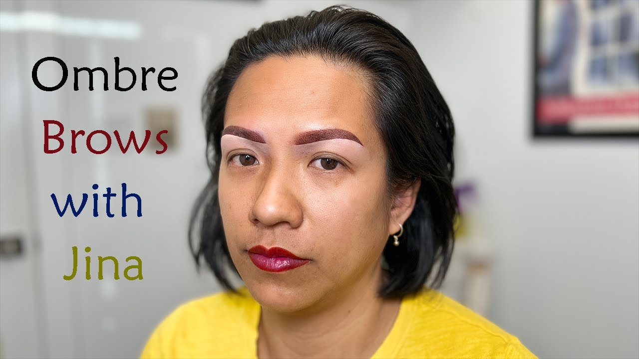 Ombre powder brows Perfect result YouTube