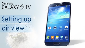 Samsung Galaxy S4: How TO Set Up Air View To See Magnified View In Web Pages (HD Video) - Preview