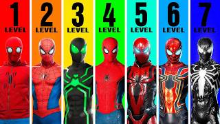 The 7 LEVELS of Spider-Man Suits Explained!