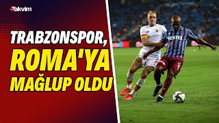 Trabzonspor 1-2 Roma | UEFA Avrupa Konferans Ligi Play-Off Turu İlk Maçı | MAÇIN GENİŞ ÖZETİ