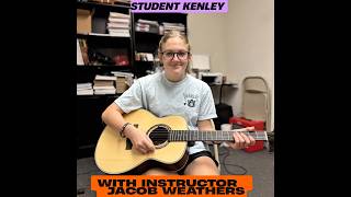 Student Kenley With Instructor Jacob Weathers in Cullman Alabama #musiclessons  #musicteacher