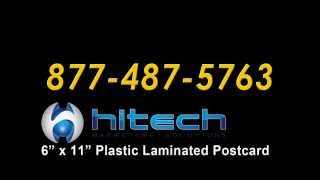 6" x 11" Plastic Laminated Postcards by Hi-Tech Marketing Solutions