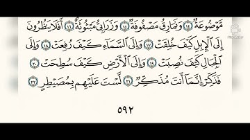 سورة الغاشية بصوت الشيخ محمد صديق المنشاوي