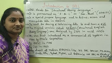 DBMS||Introduction To SQL || DBMS Both in Telugu And English||Telugu Scit Tutorial